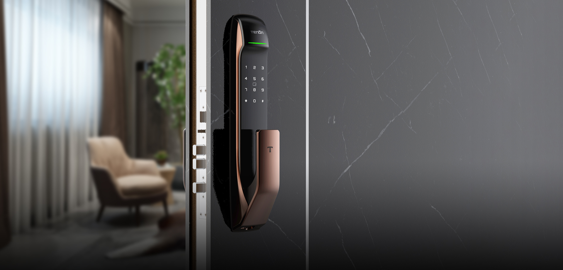 AUTOMATIC SMART DOOR LOCK RECORDS YOUR GOOD LIFE