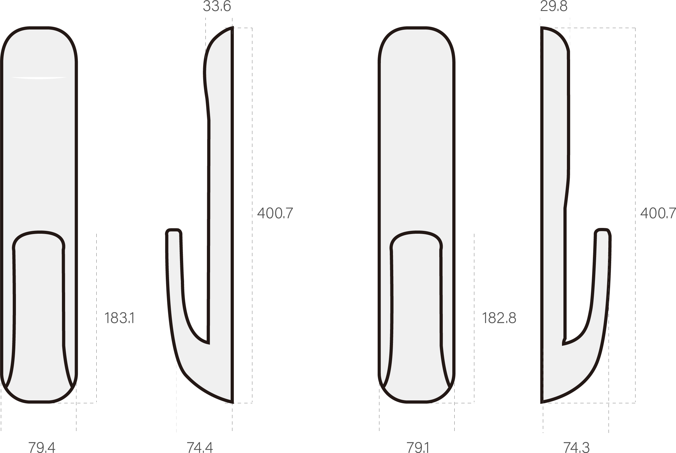 Compact Design Push-Pull Smart Locks for Mortise Locks Diagram