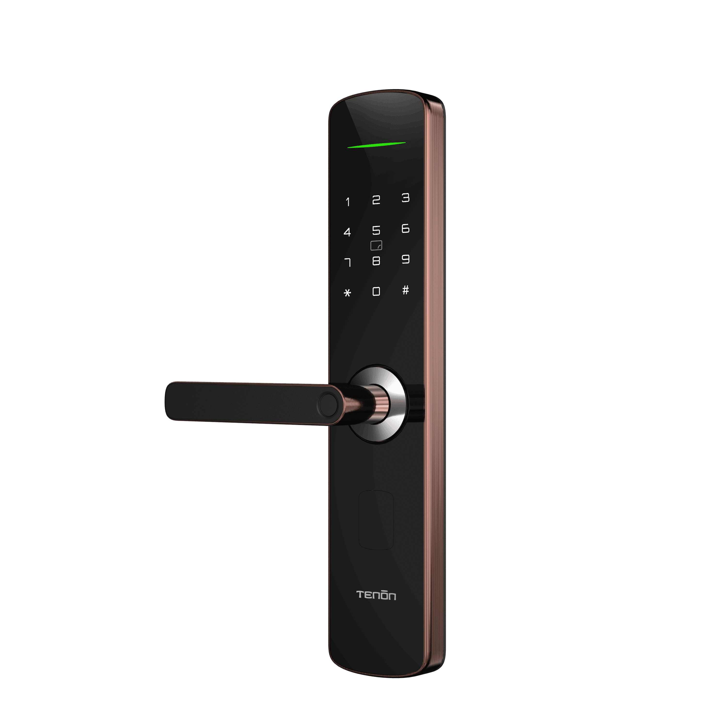 Digital Fingerprint Touchscreen Password Smart Handle Lock