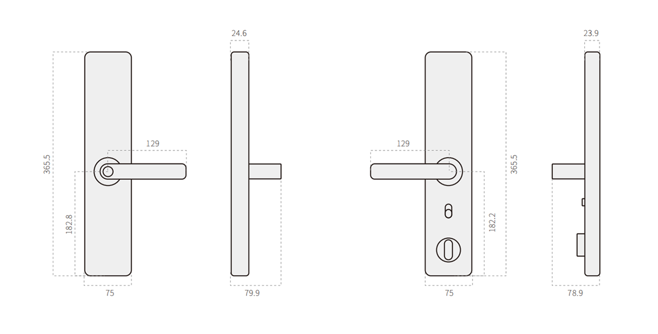 Diagram of Remote Access Smart Touchpad Enabled Smart Lock