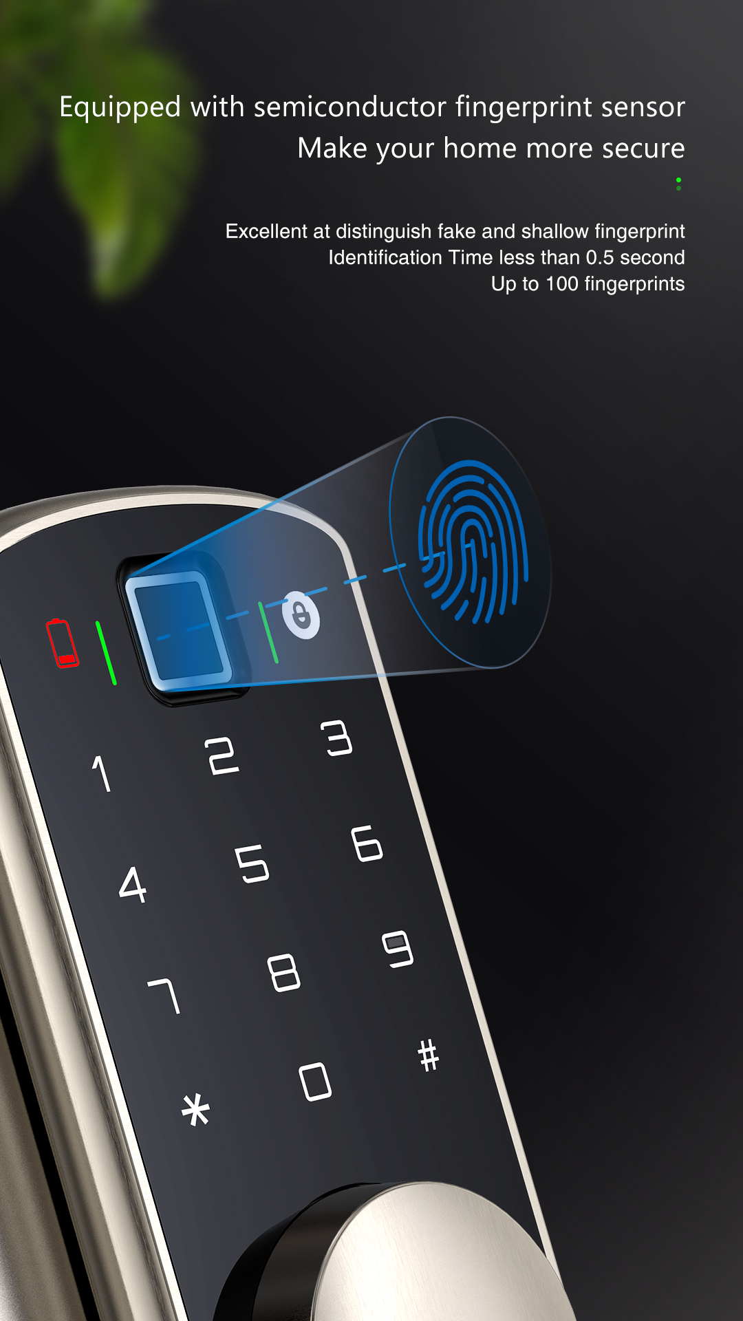 Smart Lock For Upvc Door