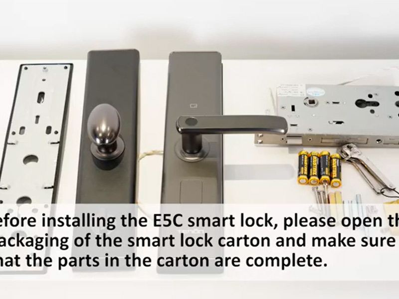 Tenon E5C Smart Lock Installation Procedures