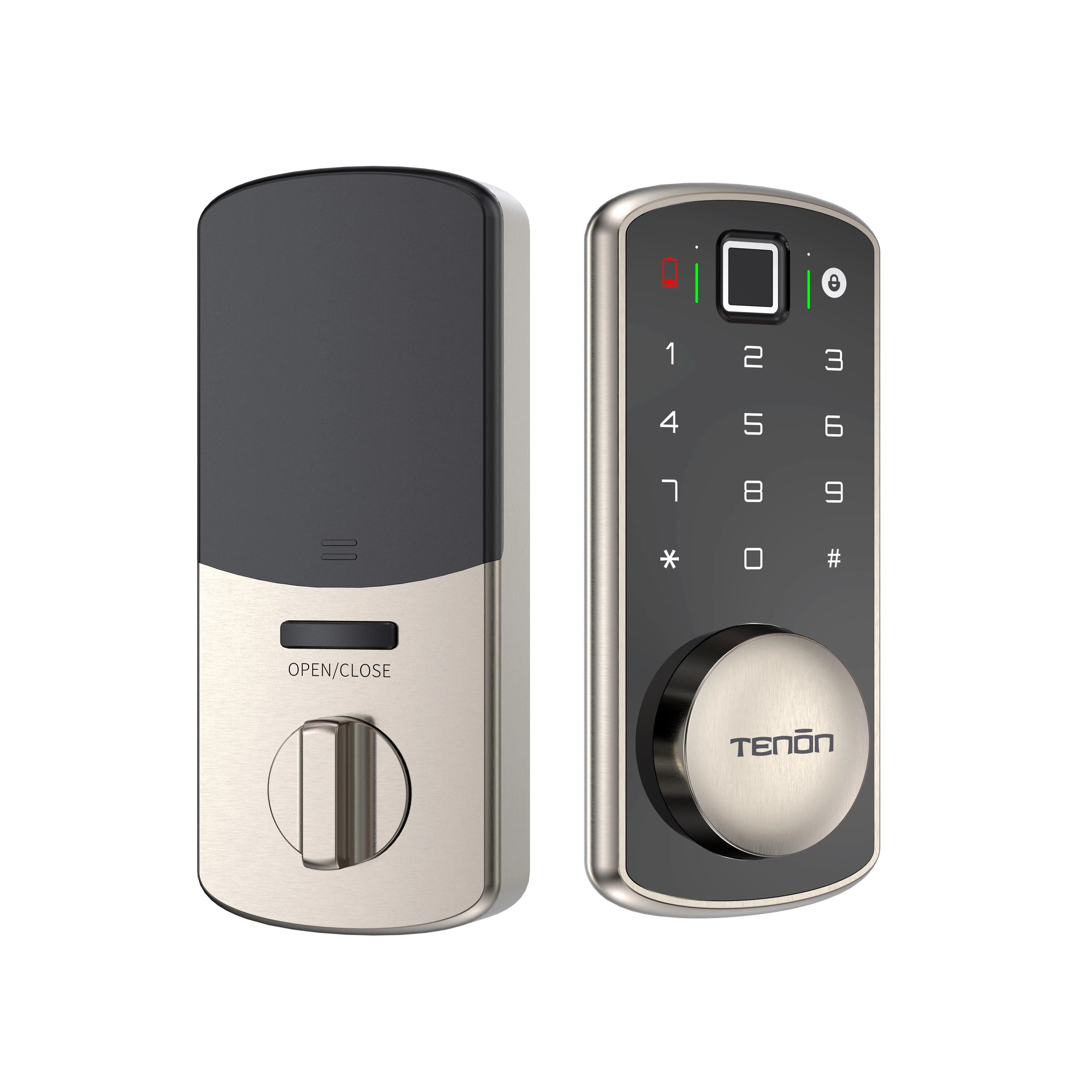 Exquisite Design Full Glass Screen Bluetooth Smart Deadbolt Lock